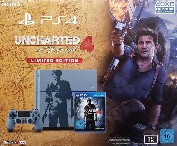 Actual product image Sony Playstation 4 Uncharted 4 Limited Edition, 1TB