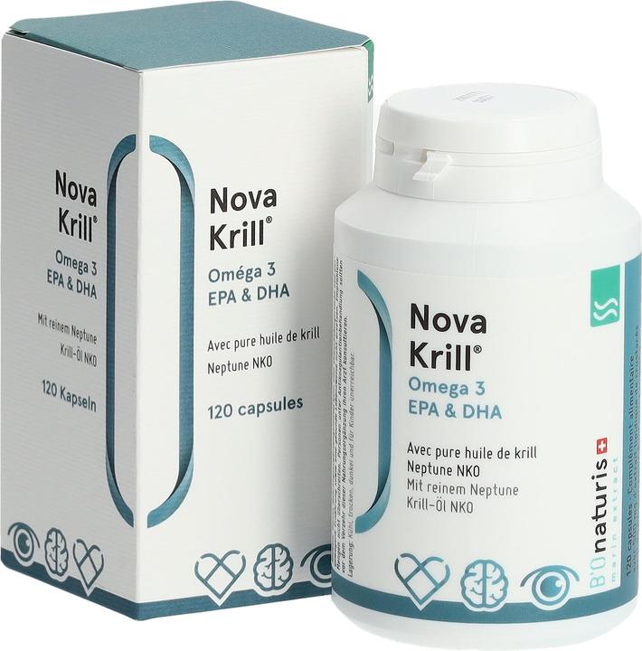 Immagine prodotto B'Onaturis Novakrill Nko Krill Oil (120 Pezzo/i, Pillole, 0.50 g)