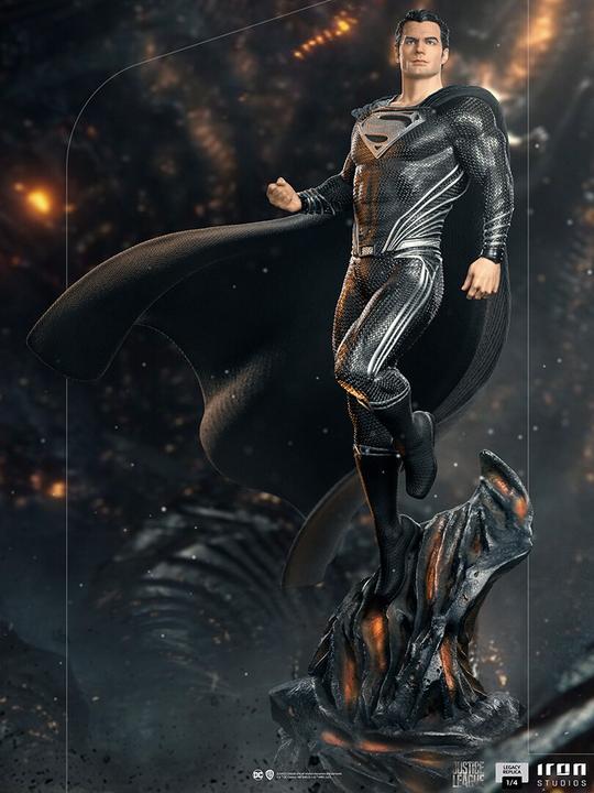 Produktbild Iron Studios JUSTICE LEAGUE -Superman Black Suit -Statuette Legacy Replica 1/4 69cm