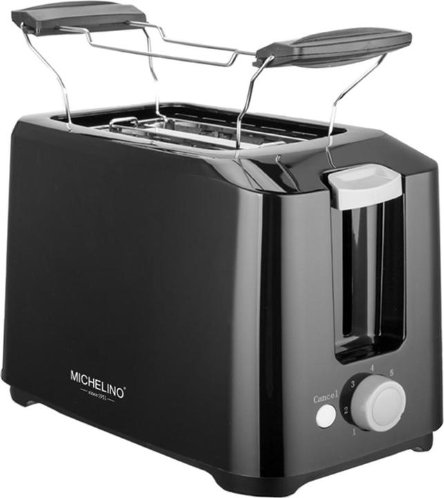 Actual product image Michelino 2 slices toaster with bread roll attachment