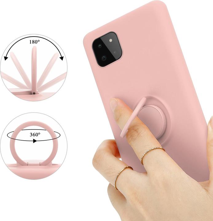 Actual product image Cadorabo TPU Liquid Ring Silicone Case Cover (Samsung Galaxy A22 5G)