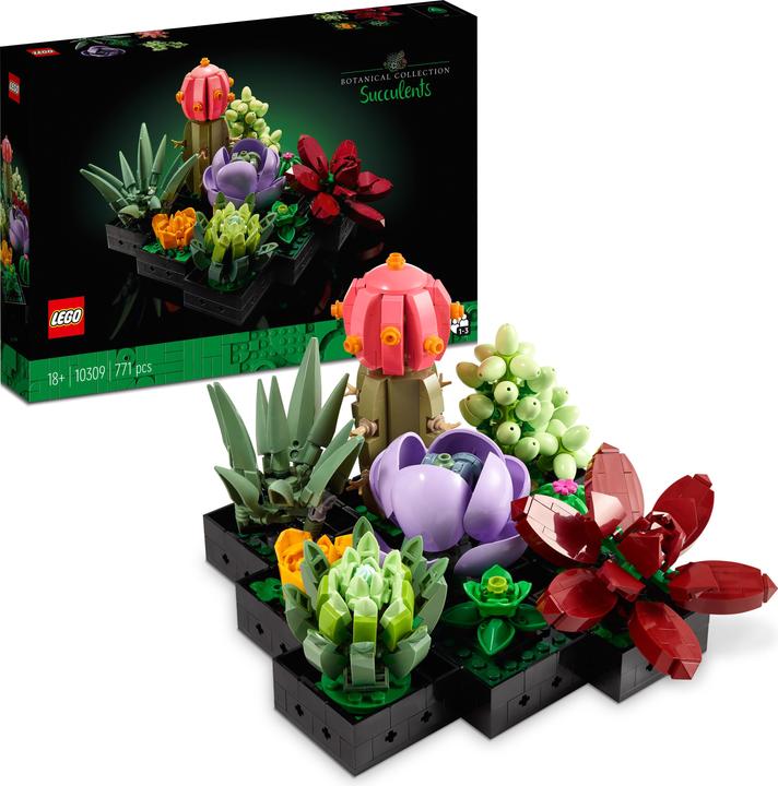 Actual product image LEGO Succulents (10309, LEGO Botanical, LEGO Rare Sets)