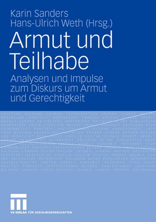 Produktbild Armut und Teilhabe (Deutsch, Hans-Ulrich Weth, Karin Sanders, 2008)