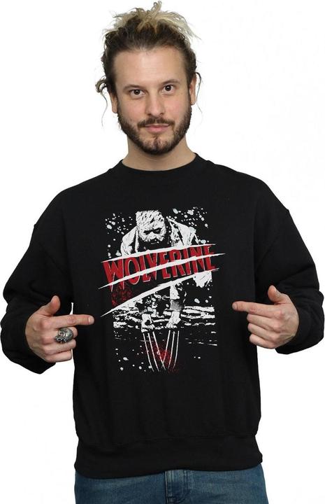 Produktbild XMen Split Red Wolverine Sweatshirt (5XL)