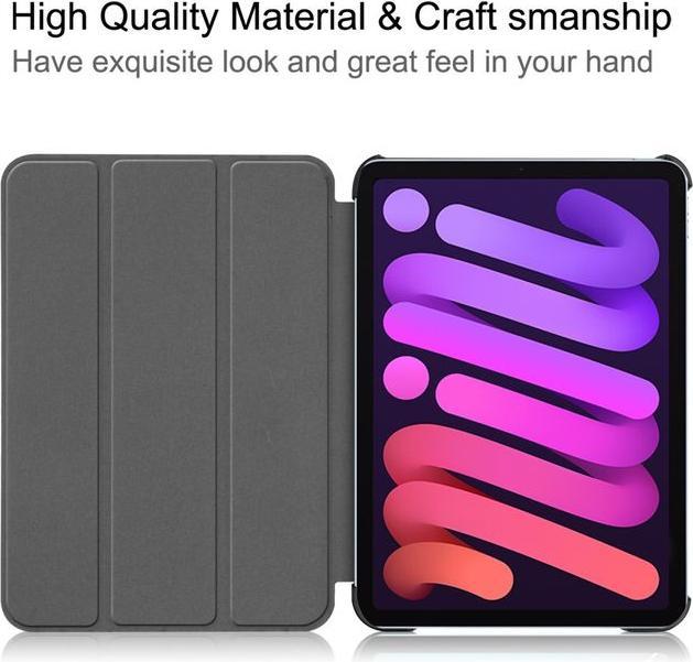 Actual product image MU Classic Triple foldable leather cover (iPad mini 6)