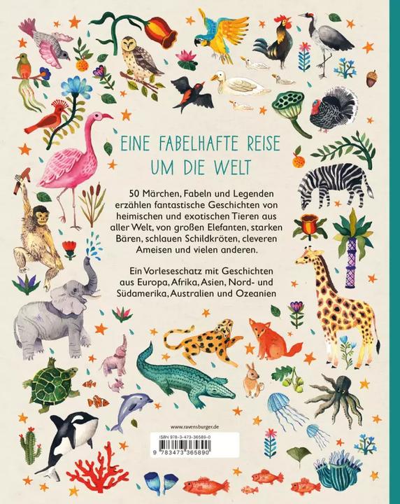 Produktbild Ravensburger Tiergeschichten rund um die Welt (Deutsch, Angela McAllister, 2020)