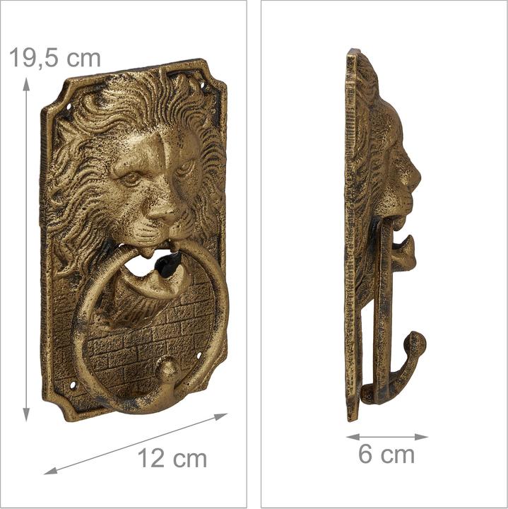 Actual product image Relaxdays Door knocker