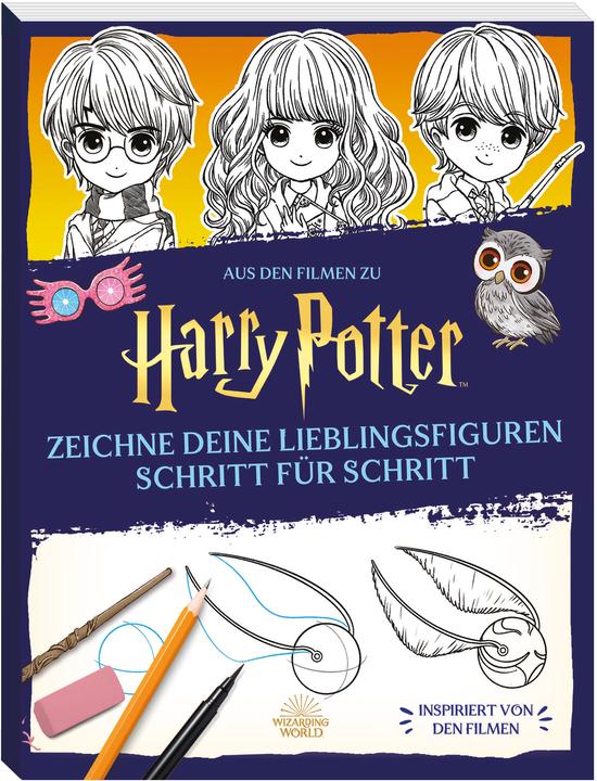 Actual product image Panini Harry Potter Draw your favourite characters step by step