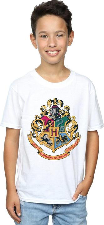 Immagine prodotto Hogwarts Crest Gold Ink Maglietta Ragazzi (152, 158)