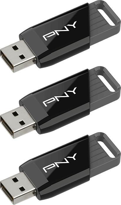 Produktbild PNY ATTACH X USB 3.2 128GB PACK X3 (128 GB, USB-A)