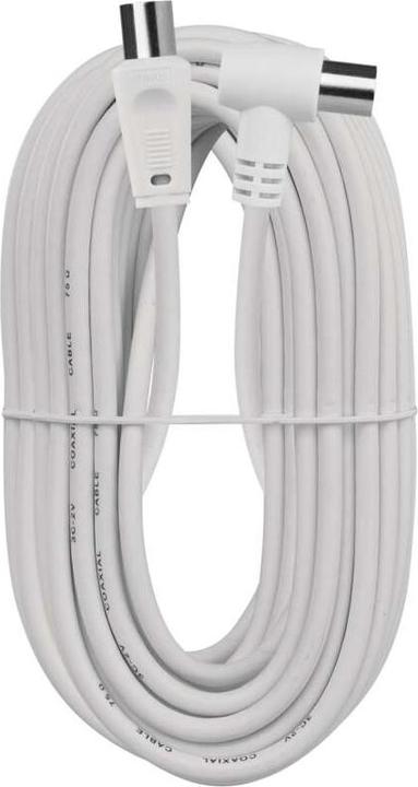 Productafbeelding Emos Antenne coaxkabel, afgeschermd 15m - haakse stekker (Antennekabel)