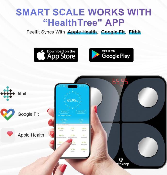 Image du produit Healthkeep Analyseur de composition corporelle (180 kg)