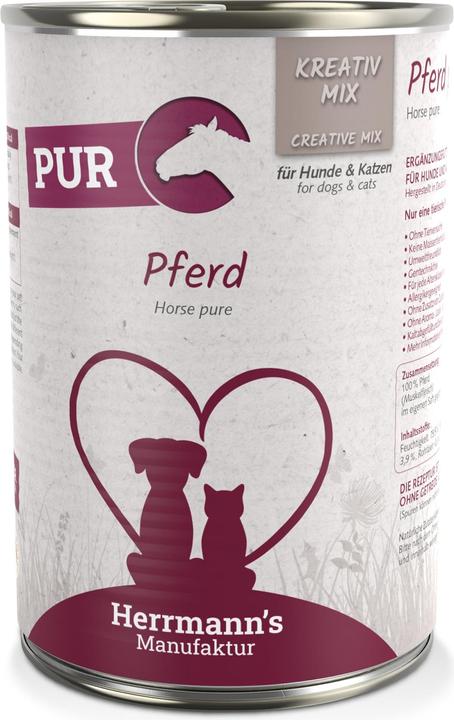 Actual product image Herrmanns Horse pure meat (Adult, 1 pcs., 400 g)