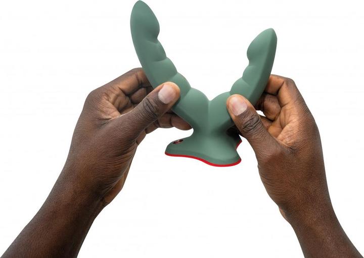 Produktbild Fun Factory - Ryde Double Dildo & Massager Green
