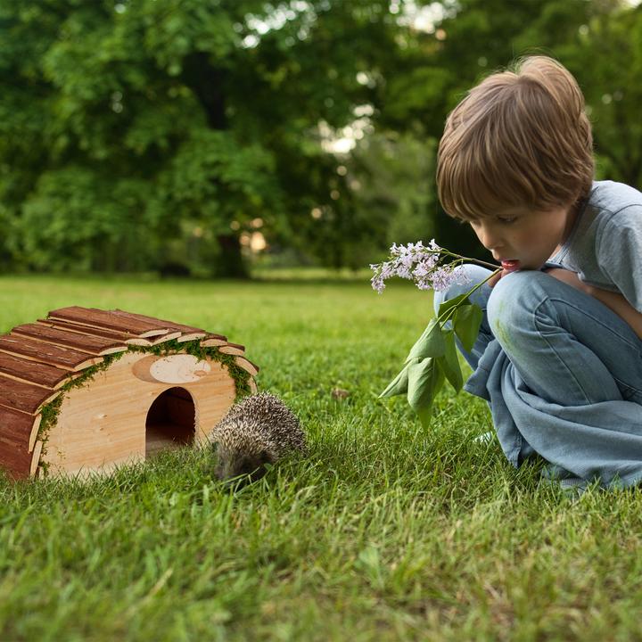 Actual product image Relaxdays Hedgehog House