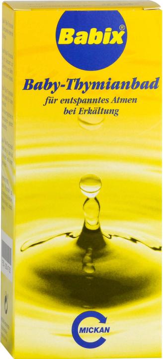 Image du produit Mickan Babix Bain de thym pour bébé pour une respiration détendue, solution de 125 ml (125 ml)