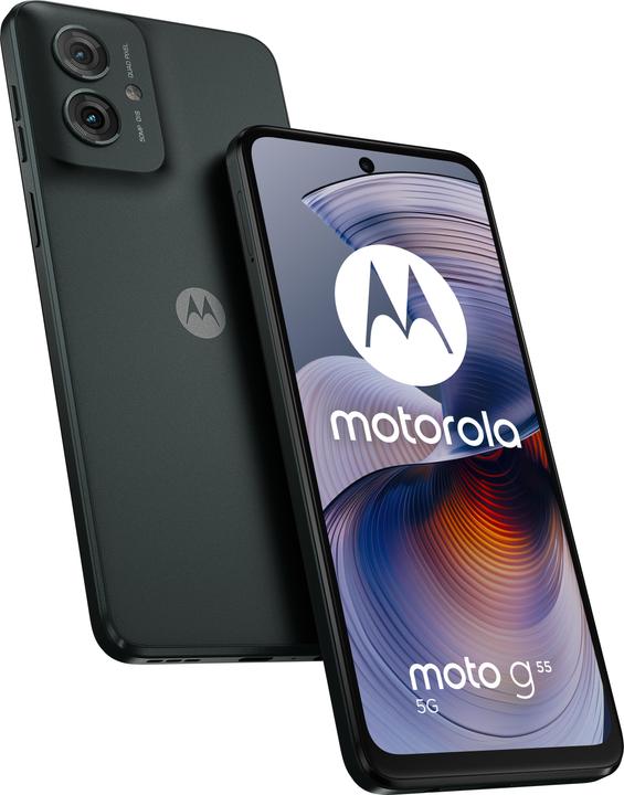 Produktbild Moto g55 5G 8/256GB Forest Grey (256 GB, Forest grey, 6.49", Dual SIM, 50 Mpx, 5G)