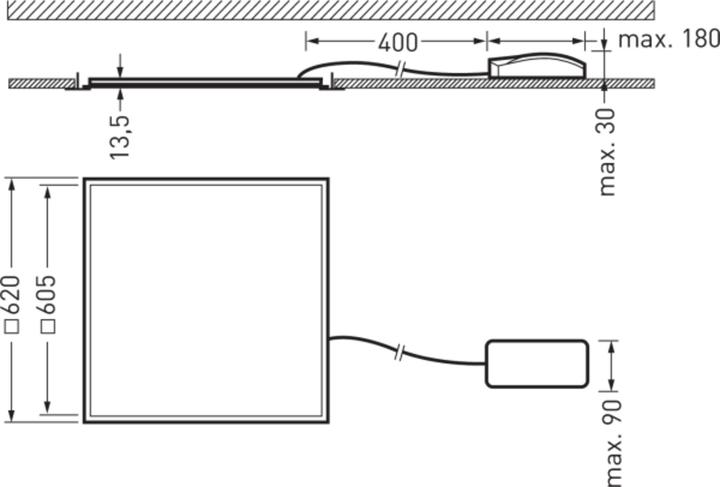 Immagine prodotto Trilux Lampada da incasso a LED per bagno Valineo G3 #7569951 (4000 lm)