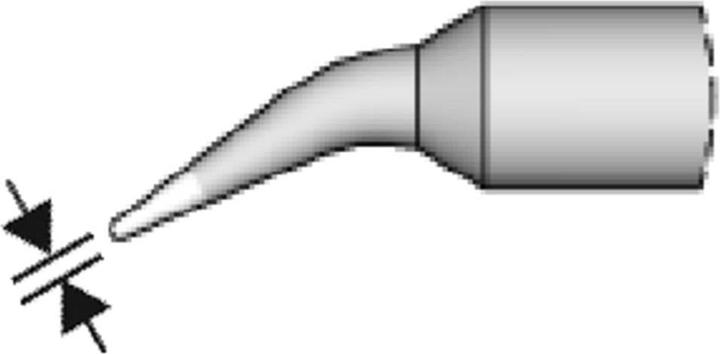 Produktbild JBC Tools C120006 Entlötspitze gebogen Spitzen-Grösse 0.5 mm Inhalt 1 St. (Entlötspitze)