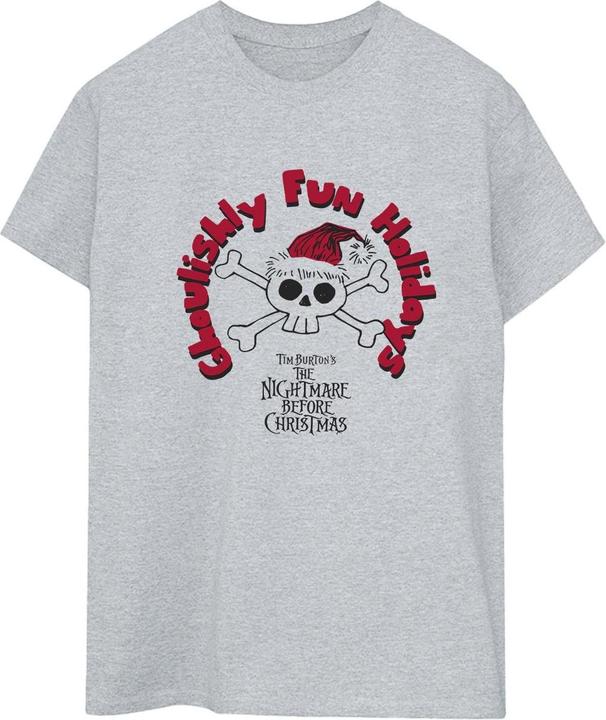Image du produit Disney - T-shirt THE NIGHTMARE BEFORE CHRISTMAS GHOUISHLY FUN HOLIDAYS - Femme (L)