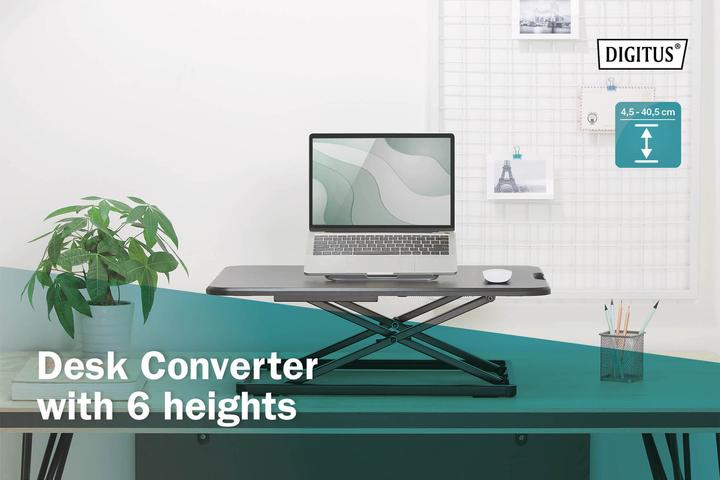 Image du produit Digitus Convertisseur de bureau ergonomique, assis/debout