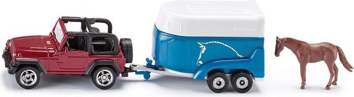 Actual product image Siku Off-road vehicle with horse trailer