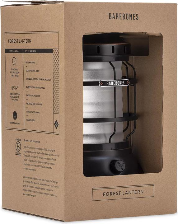 Actual product image Barebones Lantern FOREST