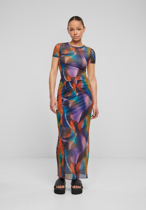 Actual product image Urban Classics Ladies AOP Mesh Tube Skirt - 159451 (XL)