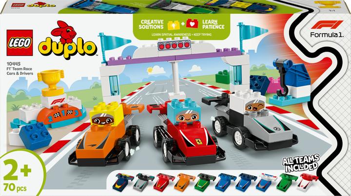 Actual product image LEGO F1 Team Rennautos mit Rennfahrern (10445)