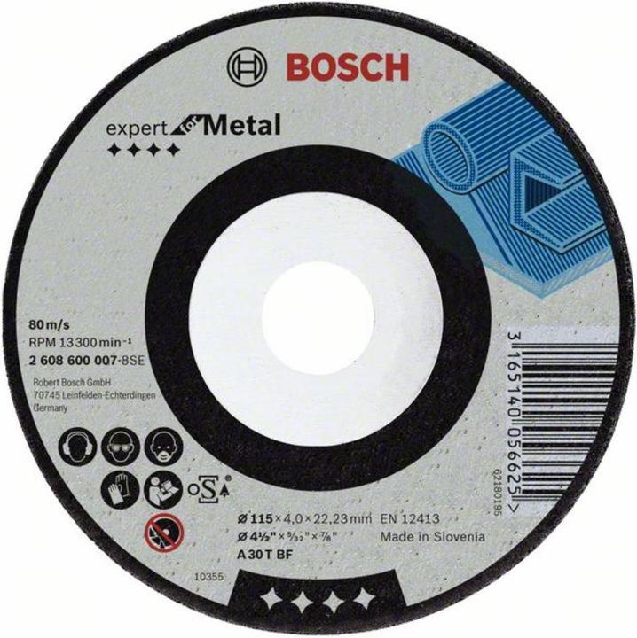 Produktbild Bosch Professional Zubehör PRO Metal Schruppscheibe, 230 x 6 x 22.23 mm