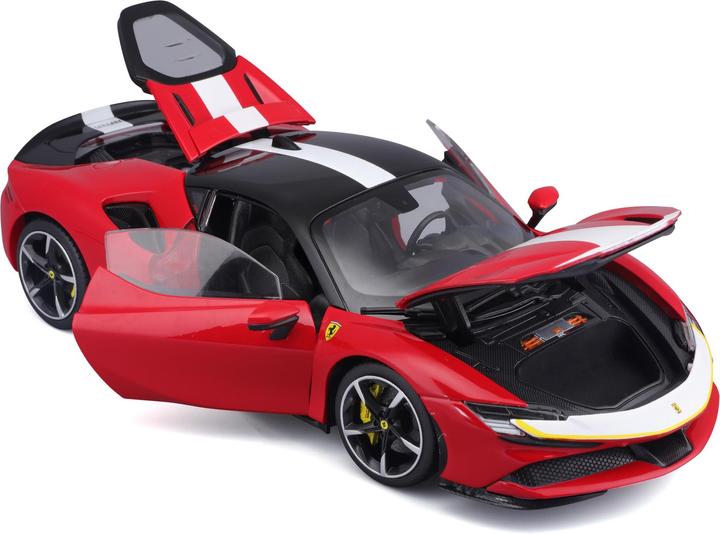 Actual product image Bburago Ferrari Signature SF90 Stradale Fiorano 1/18 red