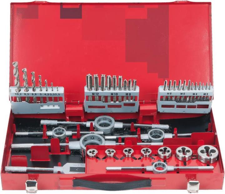 Produktbild KS Tools HSS Gewindeschneidwerkzeug-Satz. 44-tlg. 331.0644