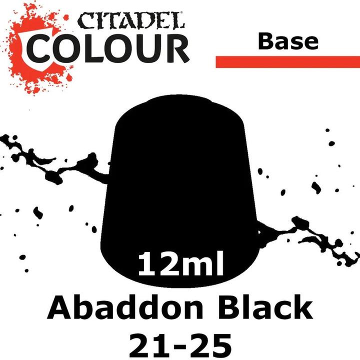 Immagine prodotto Games Workshop Base - abaddon nero (Materiale sintetico)