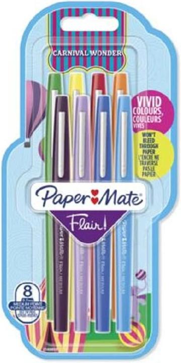 Produktbild Paper Mate Faserschreiber Flair Carn. Wonder 8er M (8 x)