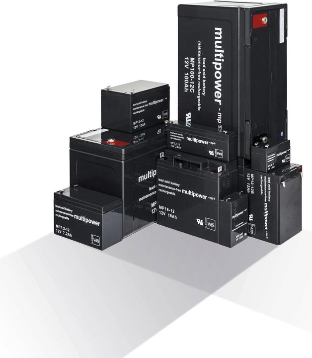 Actual product image Multipower Bleiakku 6V / 12Ah (6 V, 12000 mAh)