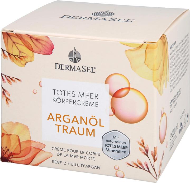 Image du produit DermaSel crème pour le corps de rêve à l'huile d'argan allemand français (Crème pour le corps, 200 ml)