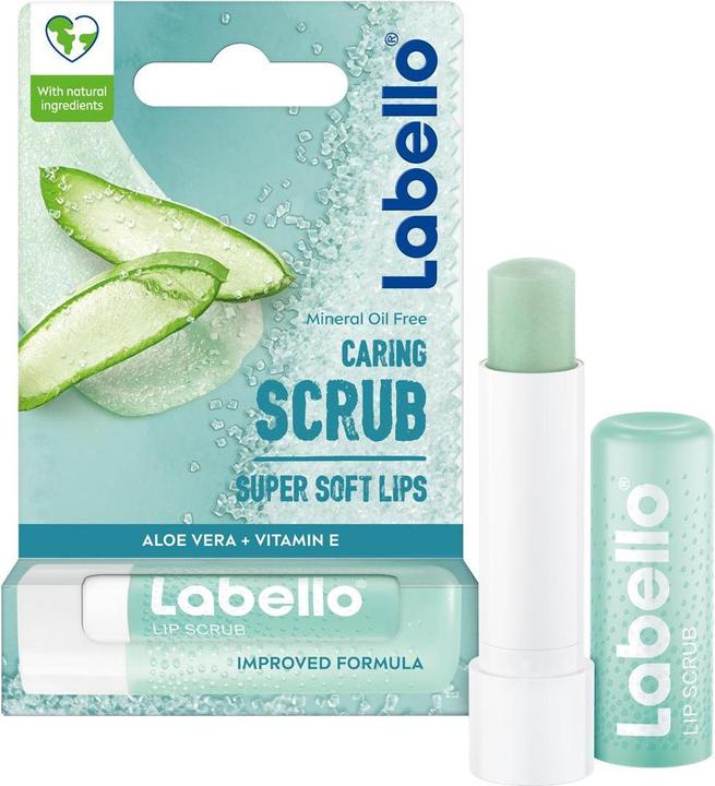 Produktbild Labello Caring Scrub Aloe Vera (Pflegestift, 5.50 ml)