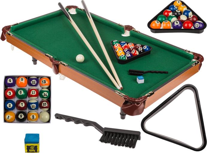 Out of the blue Jeu de billard de table en bois env. 92,5 x 51 x 20 cm