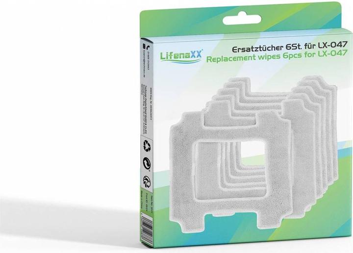 Actual product image Technaxx Ersatztücher für Fensterputzroboter, 6 Stück, für CH8356