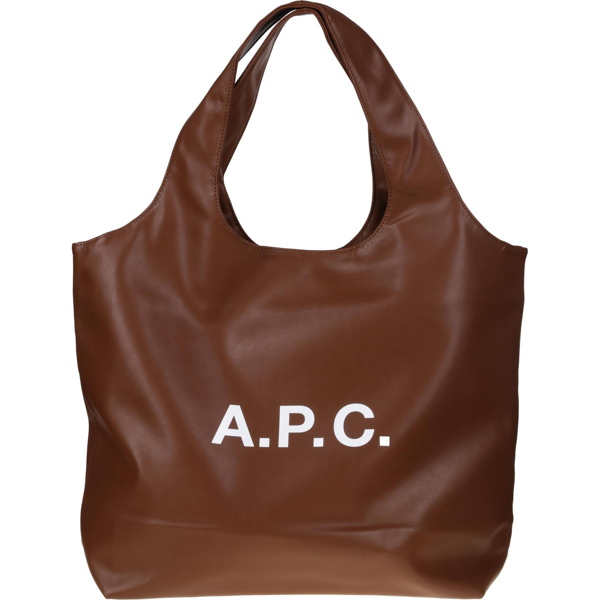トートバッグ A.P.C. Woman Tote bags Brown PUAATM61565 CAD A.P.C. Ninon Tote Bag Nut Brown PUAATM61565