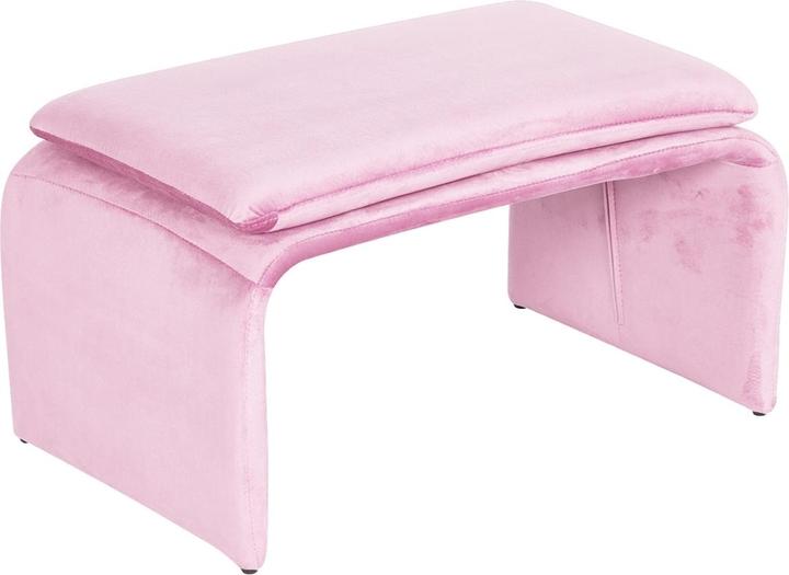 Image du produit HTI-Living Tabouret rembourré L/H/P 61 x 37 x 40 cm Vance Rosa