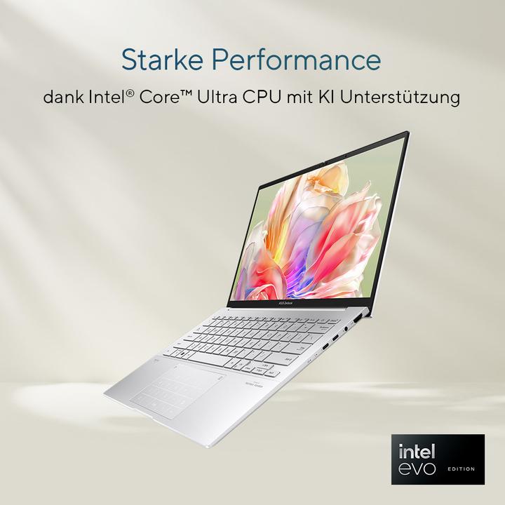 Actual product image ASUS Zenbook 14 OLED (14", Intel Core Ultra 9 185H, 32 GB, 1000 GB, CH)