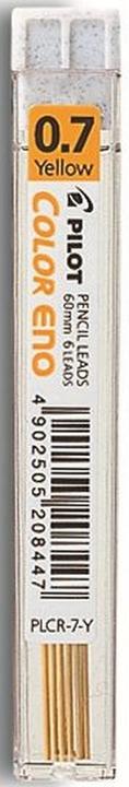 Produktbild Pilot Minen Color Eno 0,7mm gelb 6Stk. (Ersatzmine, Gelb, 0.70 mm)