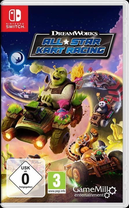 Actual product image GameMill Entertainment Dreamworks All-Star Kart Racing (Switch, Switch Lite, Switch OLED, DE)