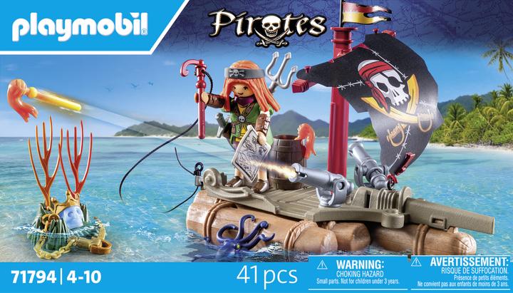 Actual product image Playmobil Recovering treasure on a pirate raft (71794, Playmobil Pirates)