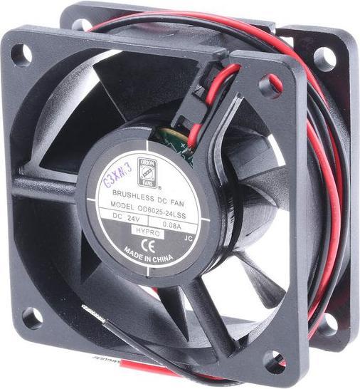 Image du produit Rs Pro DC sealed sleeve fan, 60mm 24V low speed (60 mm)
