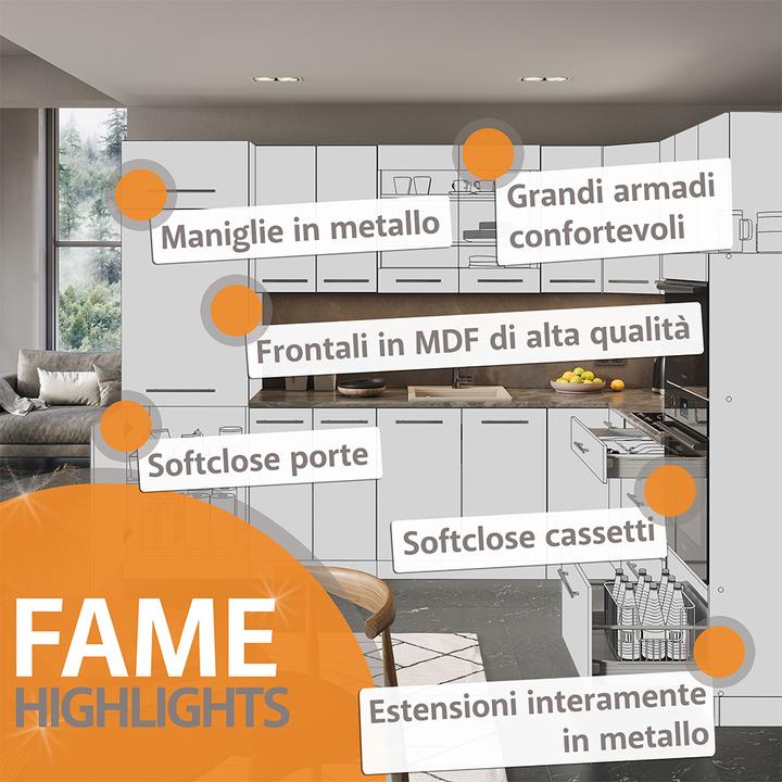 Actual product image Vicco Herdumbauschrank Fame-Line (60 x 60 x 81.5 cm)