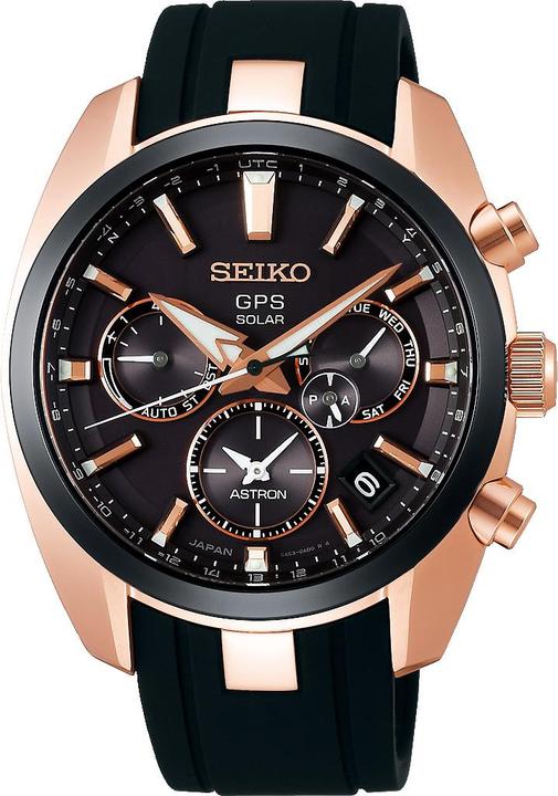 Image du produit Seiko Astron GPS Solar Dual Time (Montre numérique, Montre connectée, Montre radio-pilotée, 43 mm)