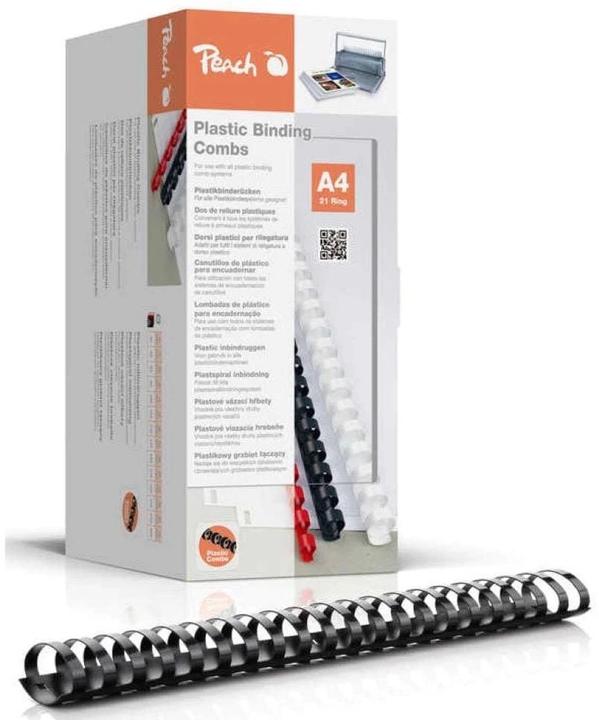 Actual product image Peach Binder spine 3.8 cm, black, 100 pieces