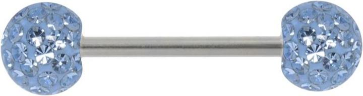 Produktbild Bijouteria Zungenpiercing (Chirurgenstahl, Kristall)